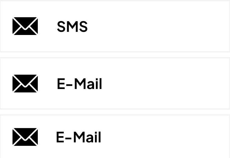 SMS E-Mail E-Mail