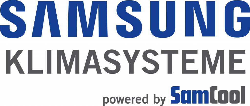 Samsung Klimasysteme powered by SamCool Logo