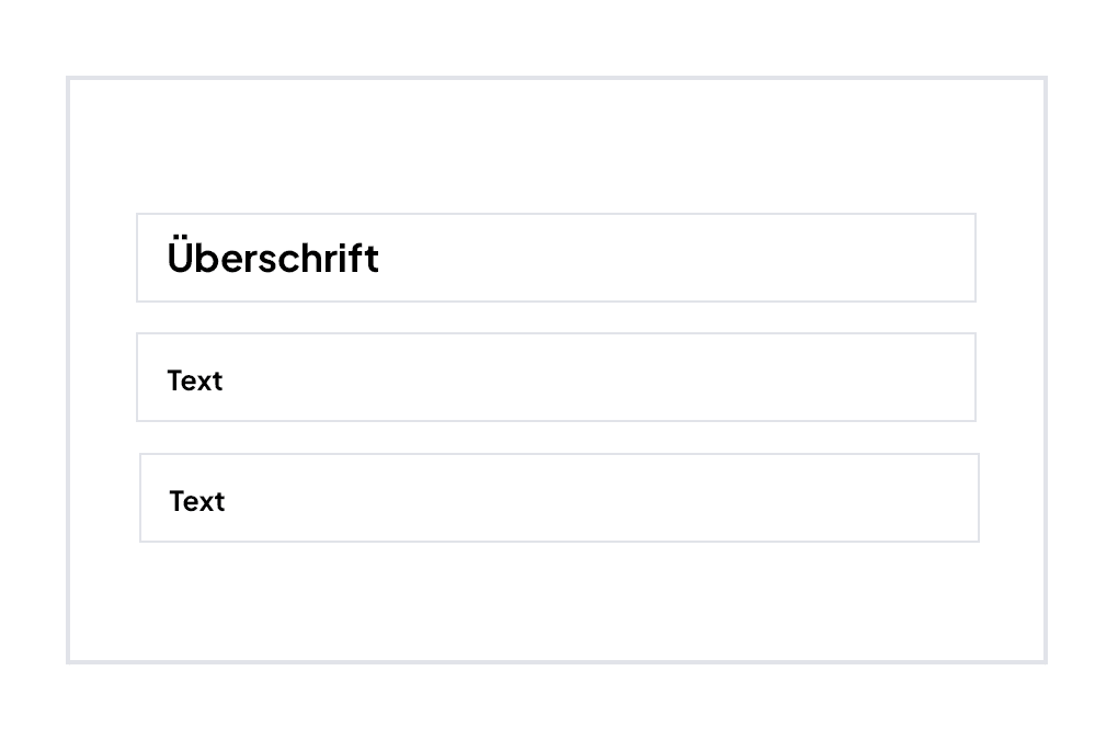 Screenshot Überschrift Text Text