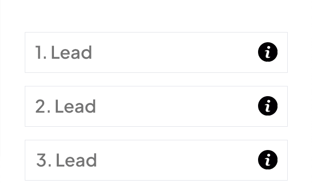 Screenshot 1. Lead 2. Lead 3. Lead